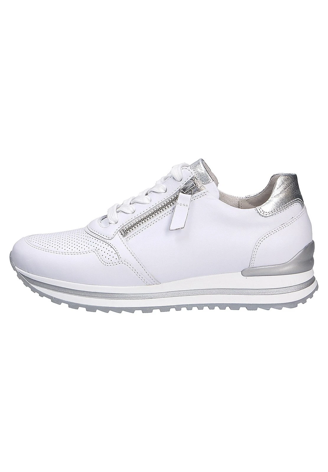 Gabor Comfort 26-528Sneakers BasseWeiss/Silber Perf Donna Sneakers GAJ11A0BM-A11 1 Gabor Comfort 26-528Sneakers BasseWeiss/Silber Perf Donna Sneakers GAJ11A0BM-A11