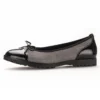 Gabor BallerineArgento/Schwarz Donna Ballerine GA111A4Y3-D11