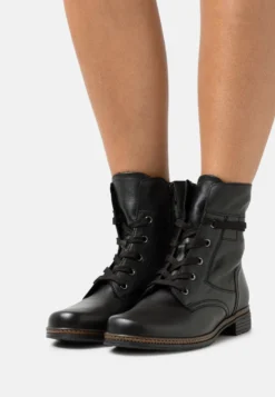 Gabor Stivaletti Stringati - Schwarz/Altsilber