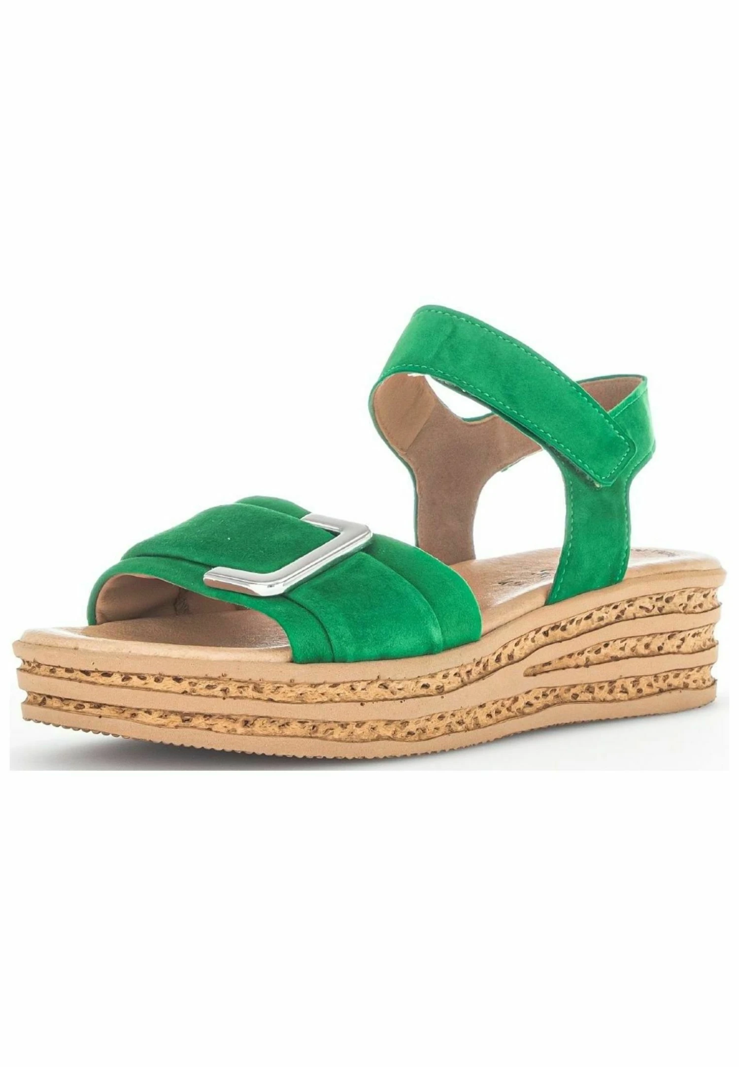 Gabor Sandali Con Plateau - Verde 2 Gabor Sandali Con Plateau - Verde - immagine 2