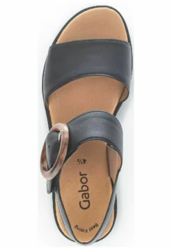 Gabor Sandali Con Zeppa - Schwarz -Gabor c58629b60b1c4a5da54199194e21f0a3