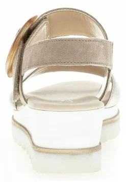 Gabor Comfort Comfort Sandali Con PlateauBeige Donna Sandali GAJ11A0D1-B11 -Gabor db49eae646ca4101a0122f0f1ea594a9